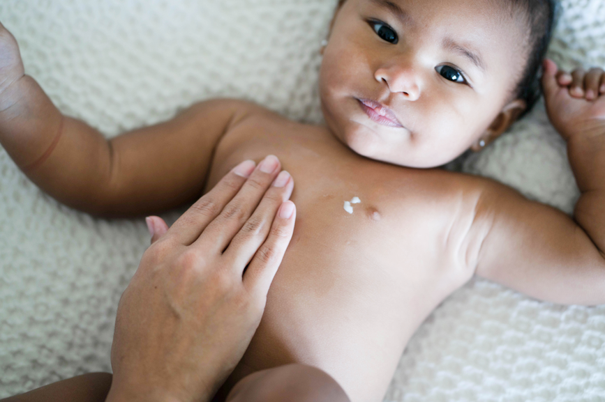 Cold on baby deals chest