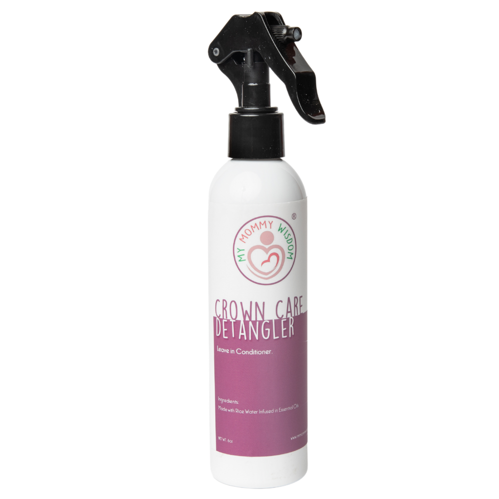 Bottle of My Mommy Wisdom Crown Care Detangler